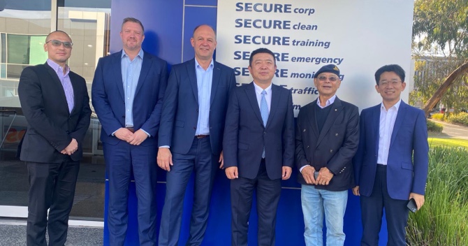 Senior executives from China Security Technology Co., Ltd. visited Securecorp in Australia